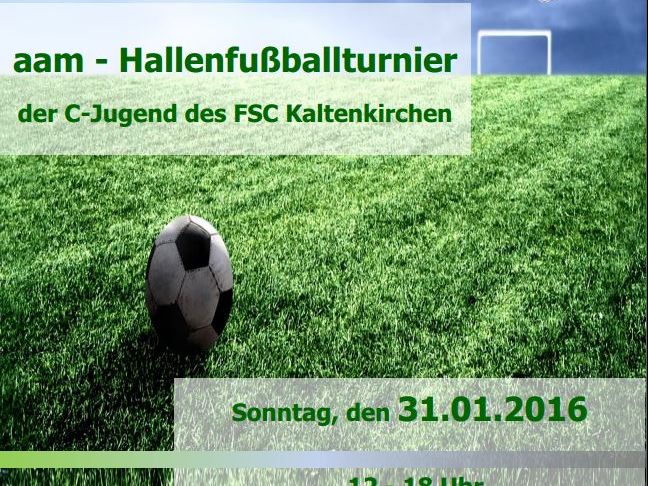Plakat FSC Fussballturnier
